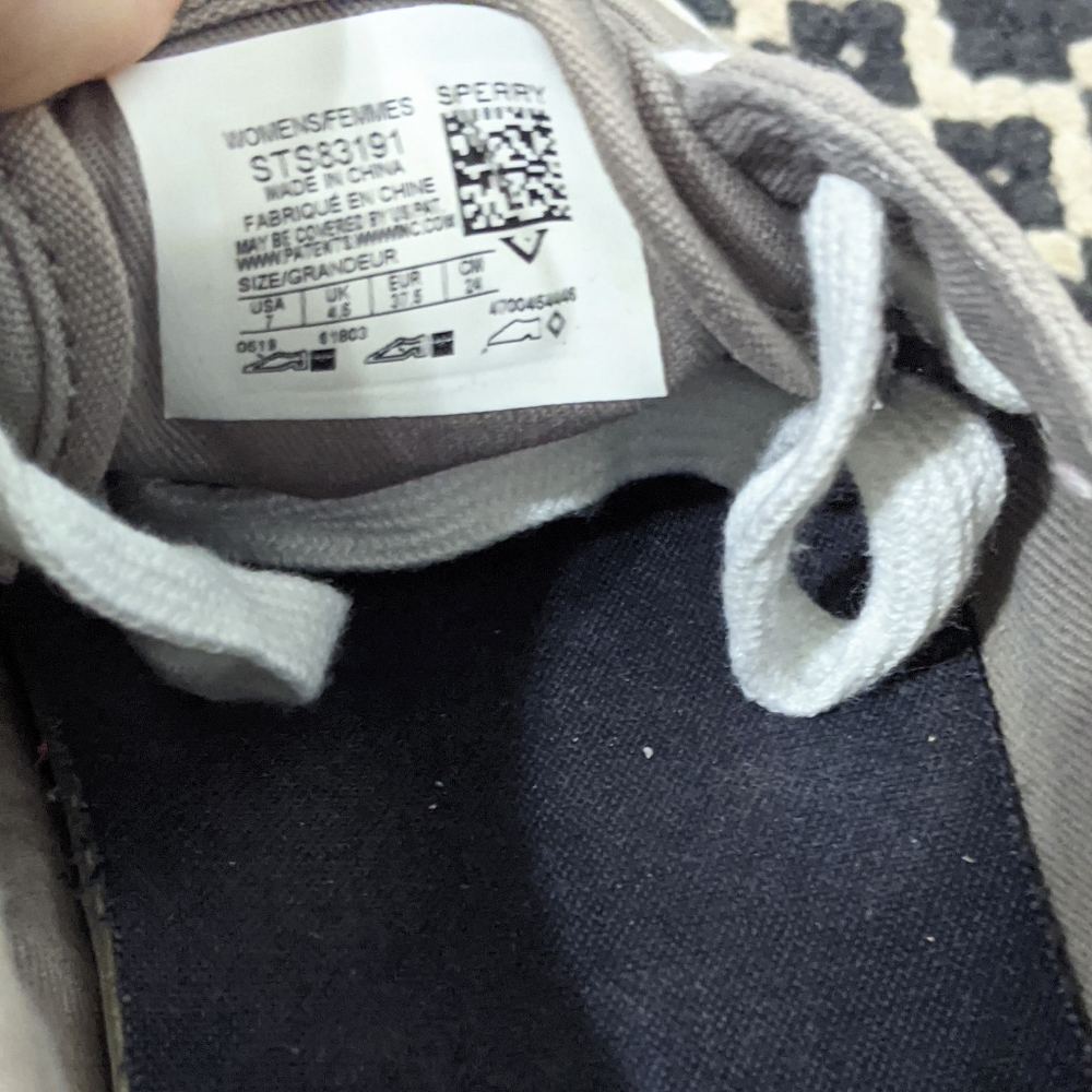 Sperry Top-Sider sneakers boat shoes slide on 7 Gray - Picture 6 of 7